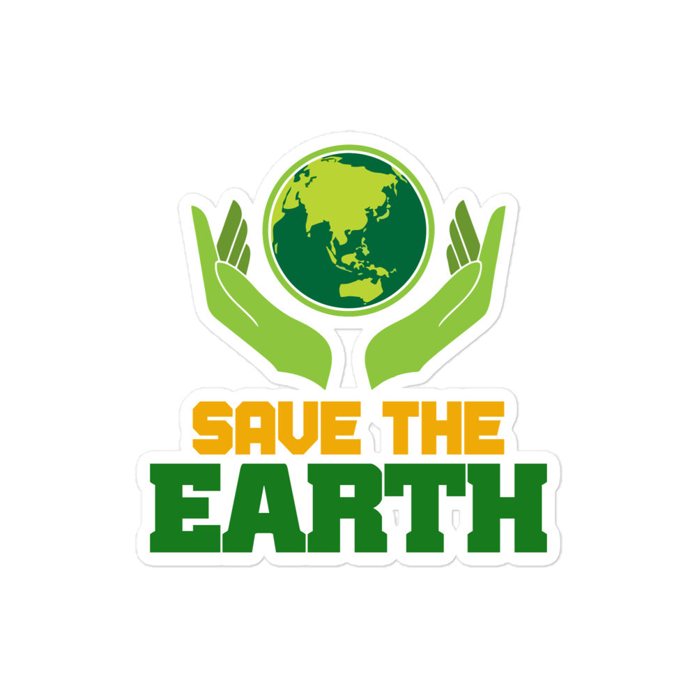 SAVE THE EARTH - Bubble-free stickers