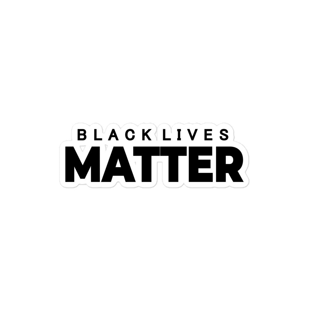 BLACK LIVES MATTER - Bubble-free stickers