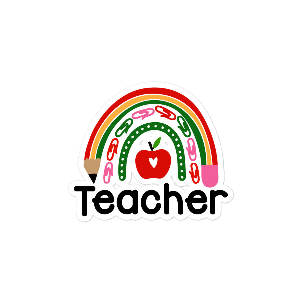 TEACHER - Bubble-free stickers