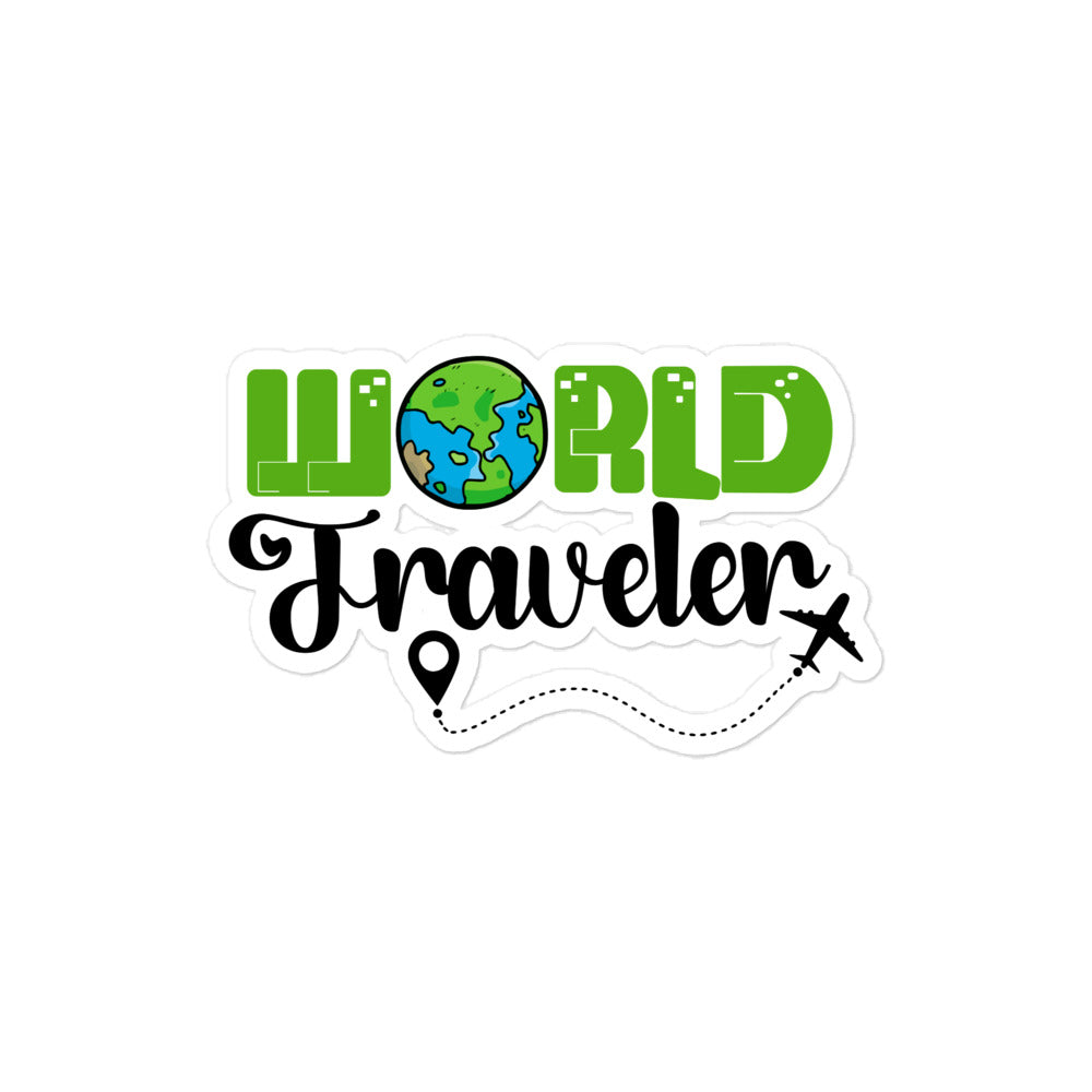 WORLD TRAVELER - Bubble-free stickers