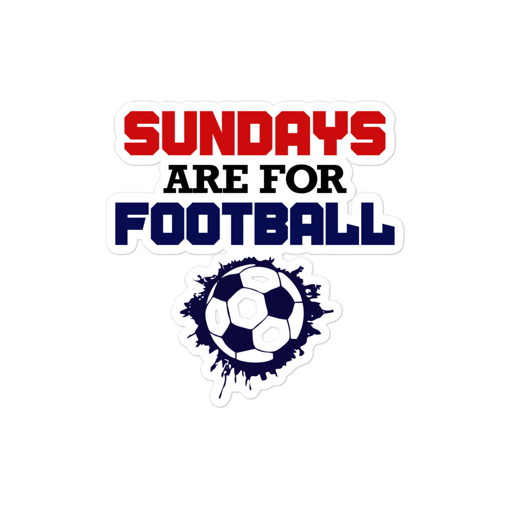 SUNDAYS ARE FOR FOOTBALL - Bubble-free stickers