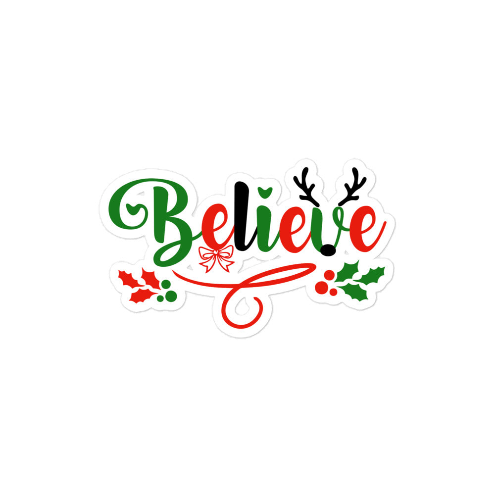 BELIEVE - Bubble-free stickers