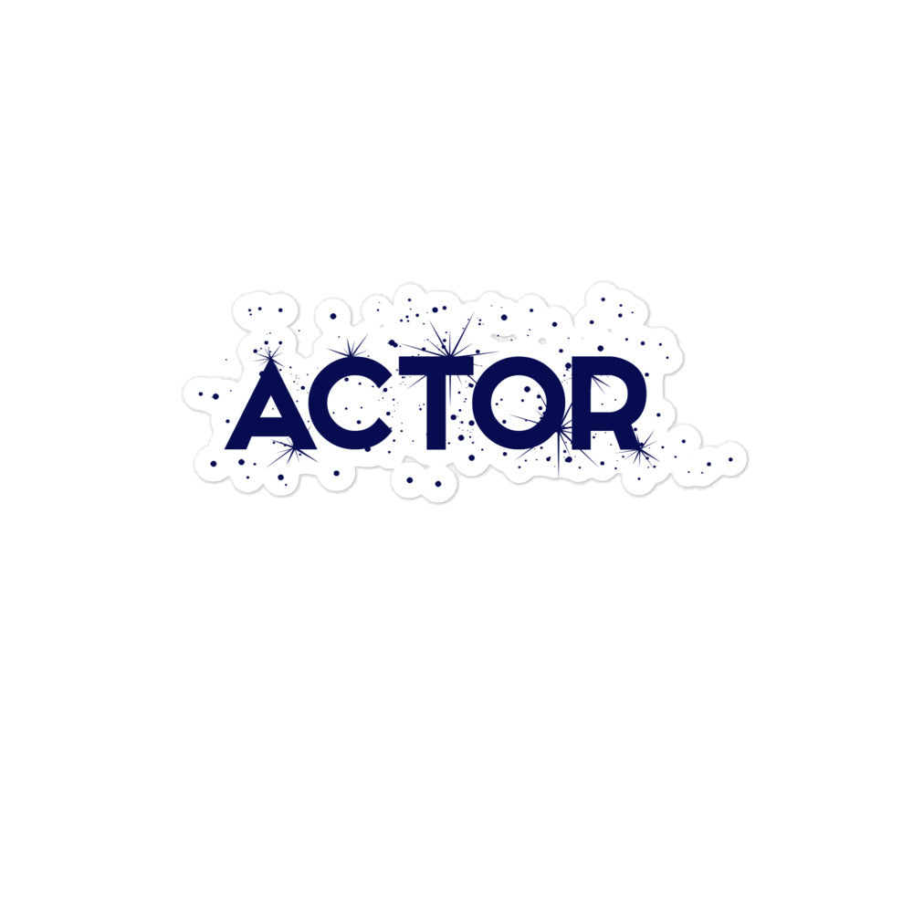 ACTOR - Bubble-free stickers