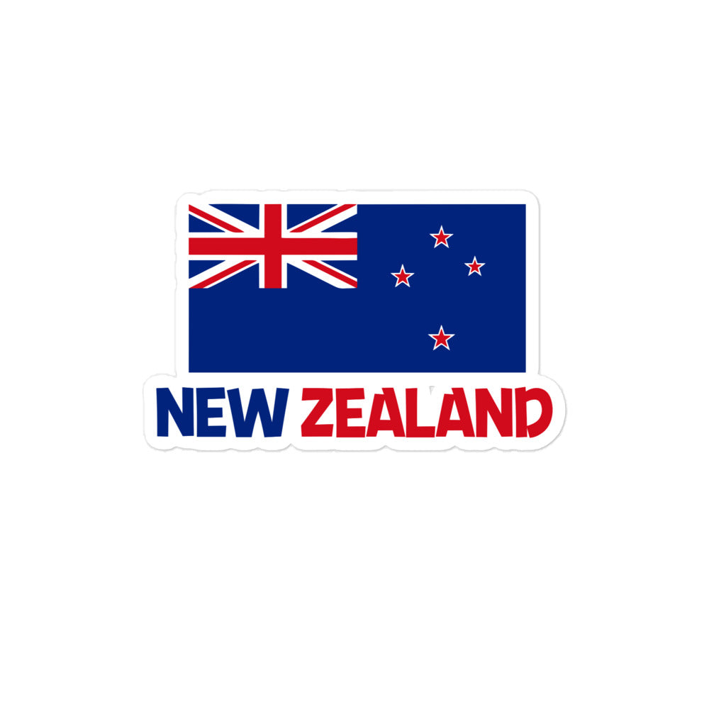 NEW ZEALAND - Bubble-free stickers