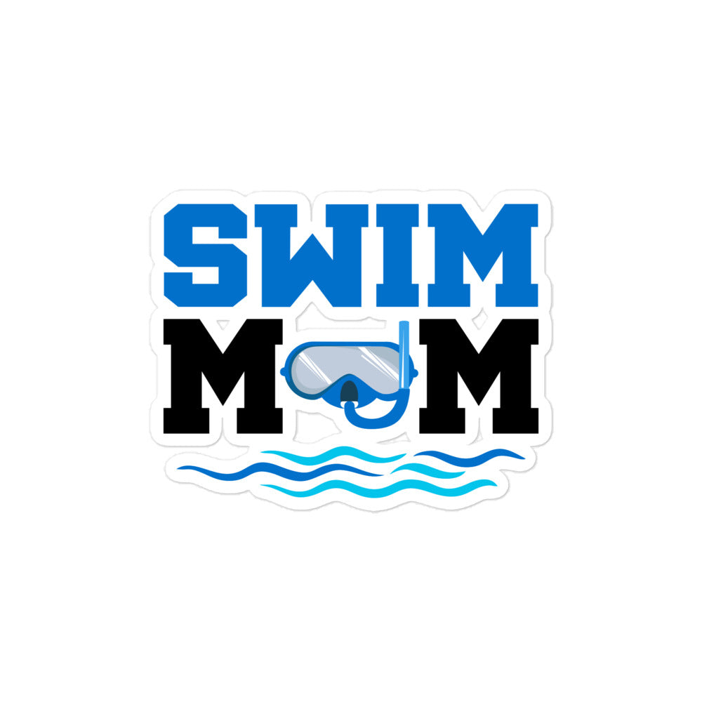 SWIM MOM - Bubble-free stickers