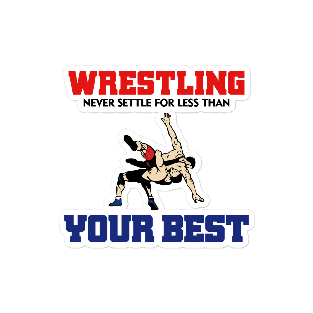 WRESTLING - Bubble-free stickers