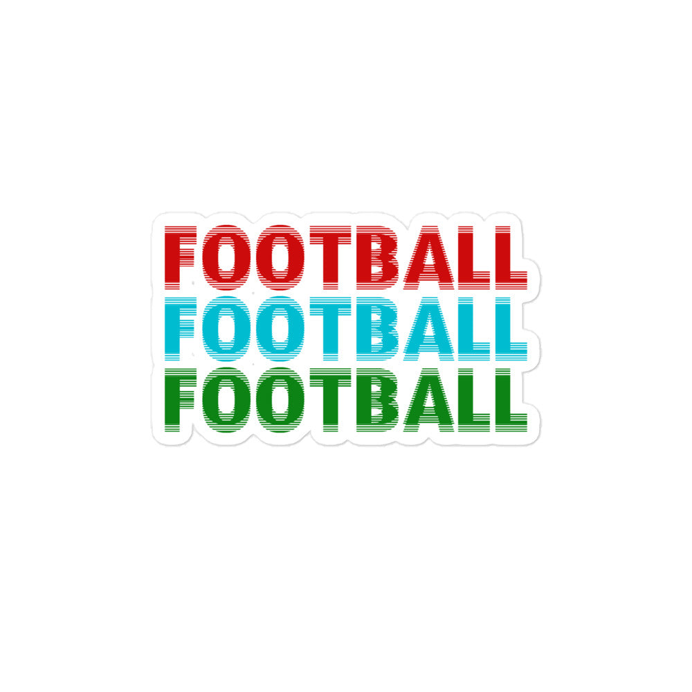 FOOTBALL - Bubble-free stickers