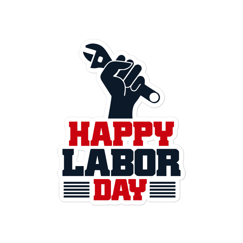 HAPPY LABOR DAY - Bubble-free stickers