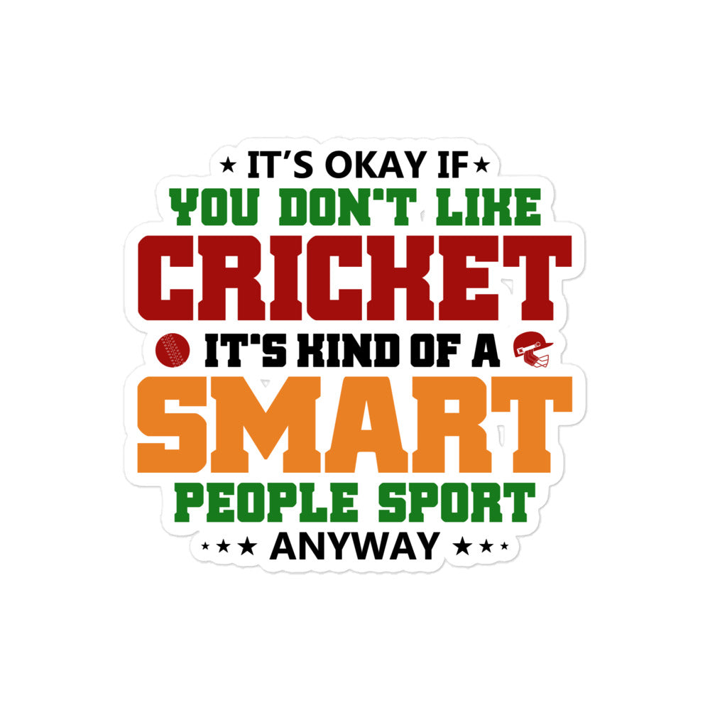 CRICKET - Bubble-free stickers