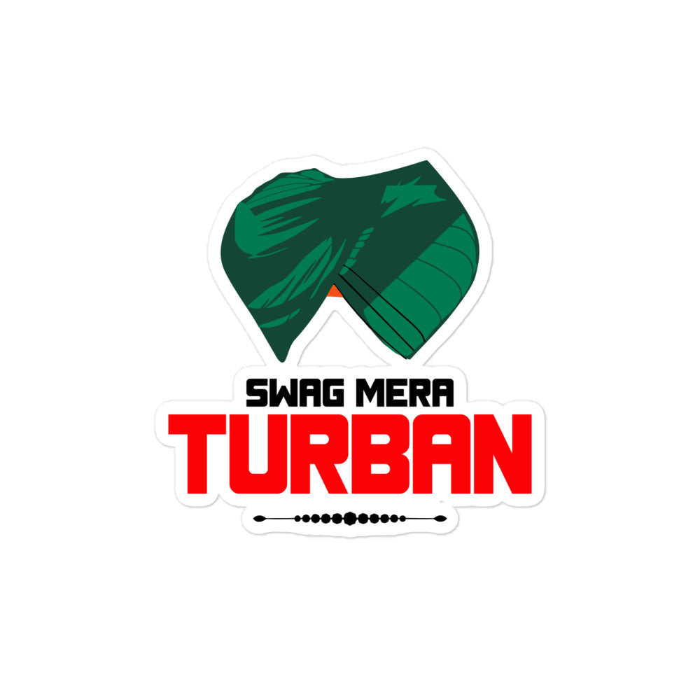 SWAG MERA TURBAN - Bubble-free stickers