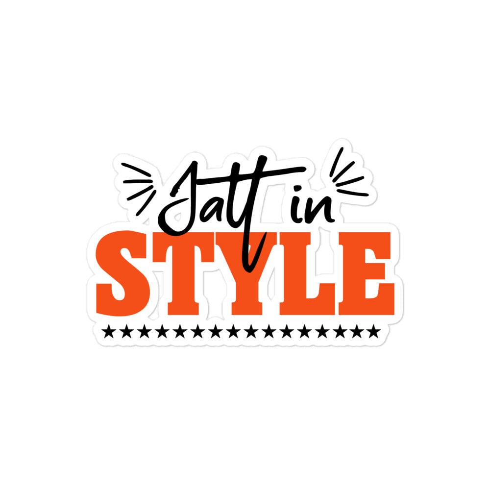 JATT IN STYLE - Bubble-free stickers