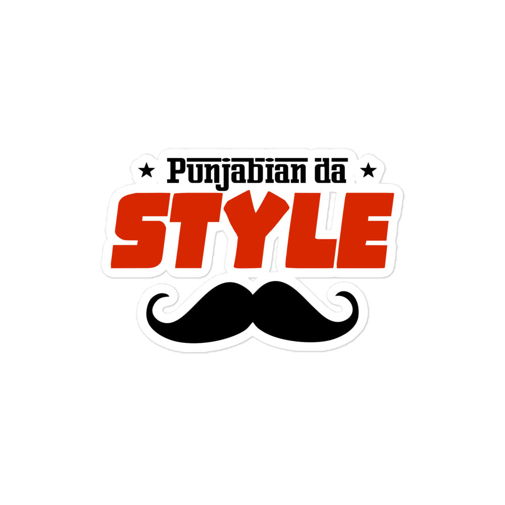 PUNJABIAN DA STYLE - Bubble-free stickers