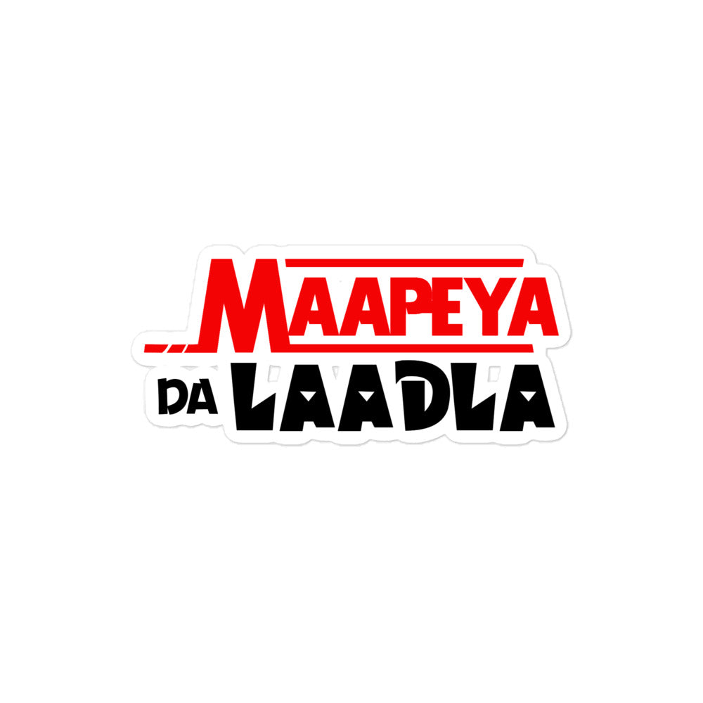 MAAPEYA DA LAADLA - Bubble-free stickers