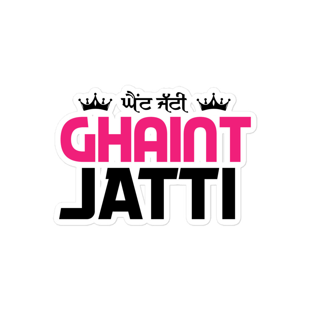 GHAINT JATTI - Bubble-free stickers