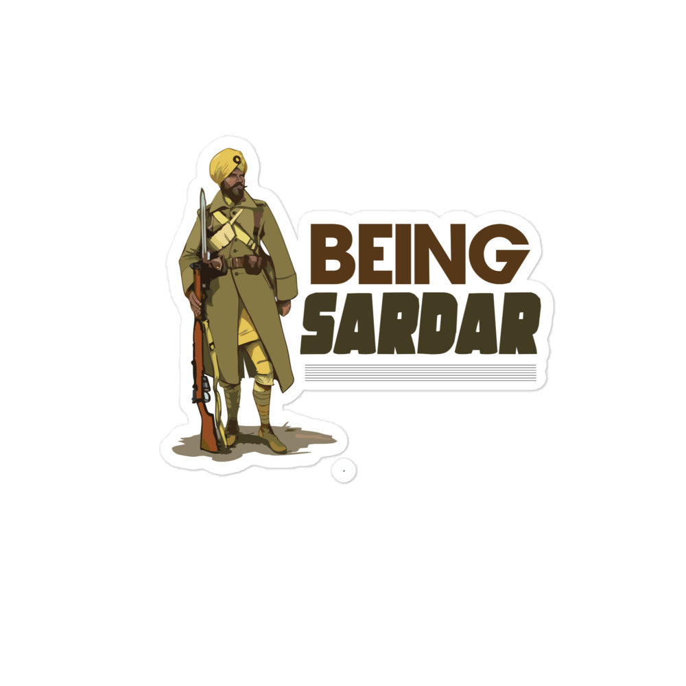 BEING SARDAR - Bubble-free stickers