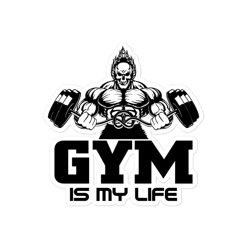 GYM IS MY LIFE - Bubble-free stickers