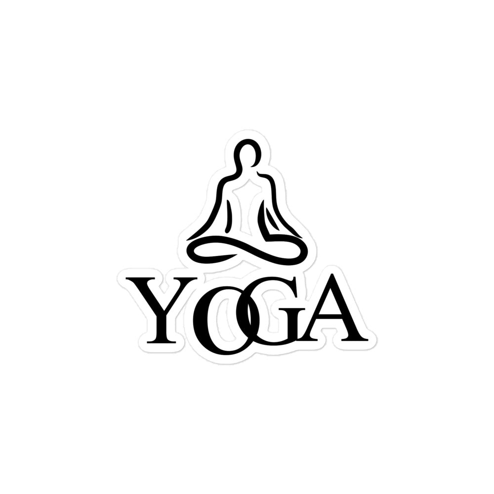 YOGA - Bubble-free stickers