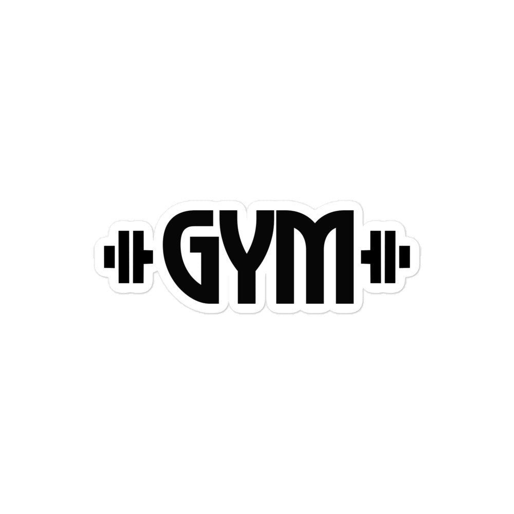 GYM - Bubble-free stickers
