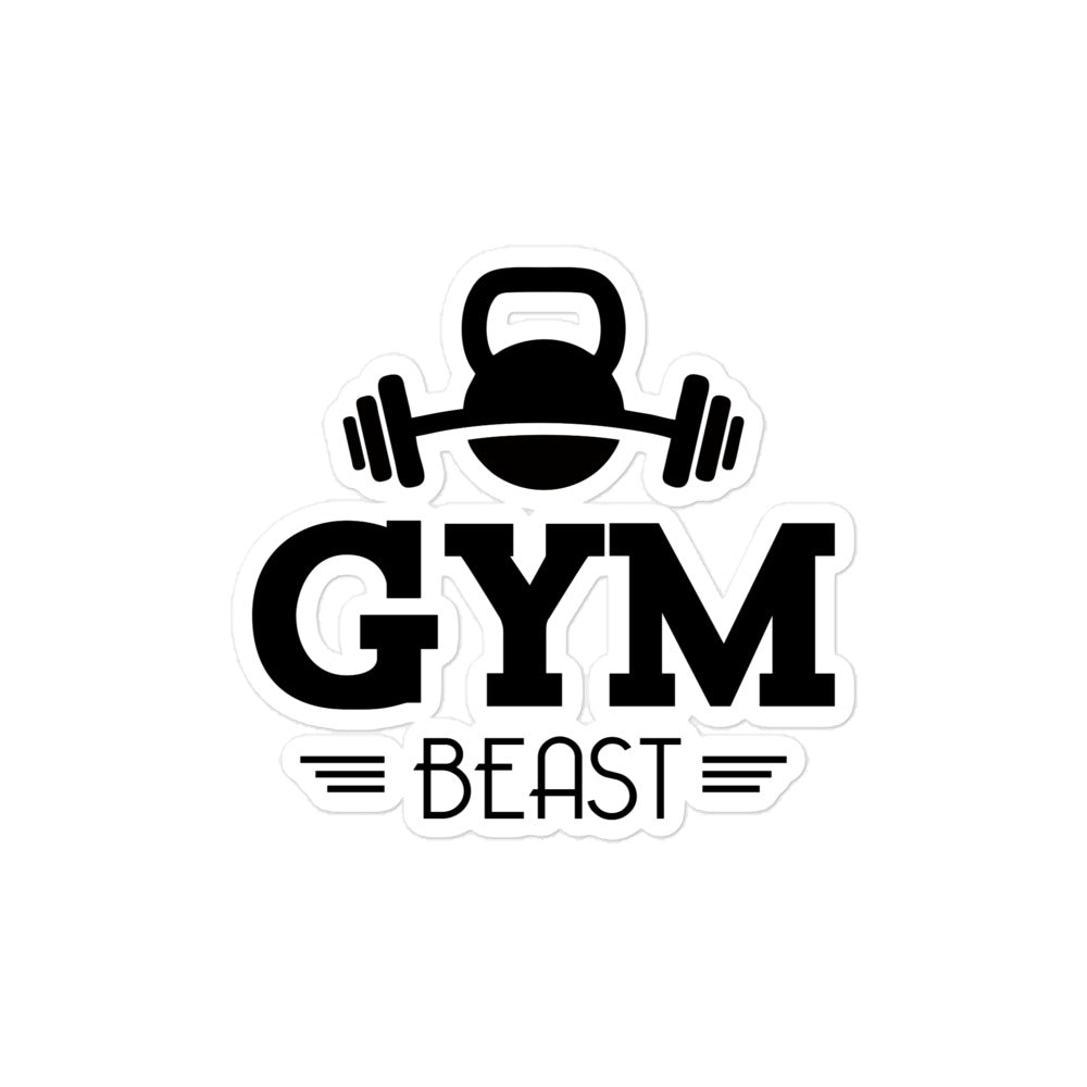 GYM BEAST - Bubble-free stickers