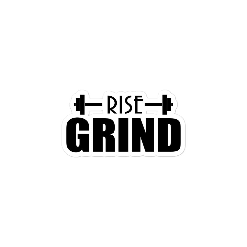 RISE GRIND - Bubble-free stickers