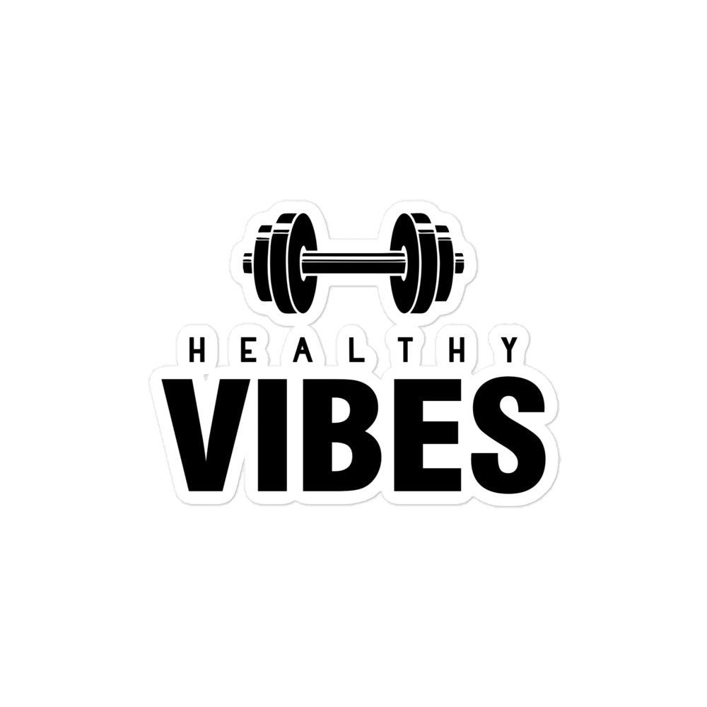 HEALTHY VIBES - Bubble-free stickers