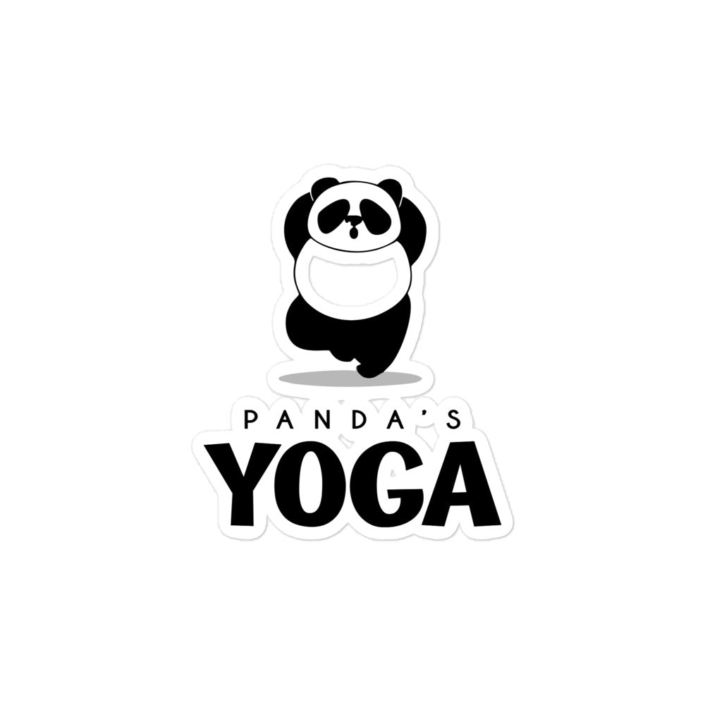 PANDA'S YOGA - Bubble-free stickers