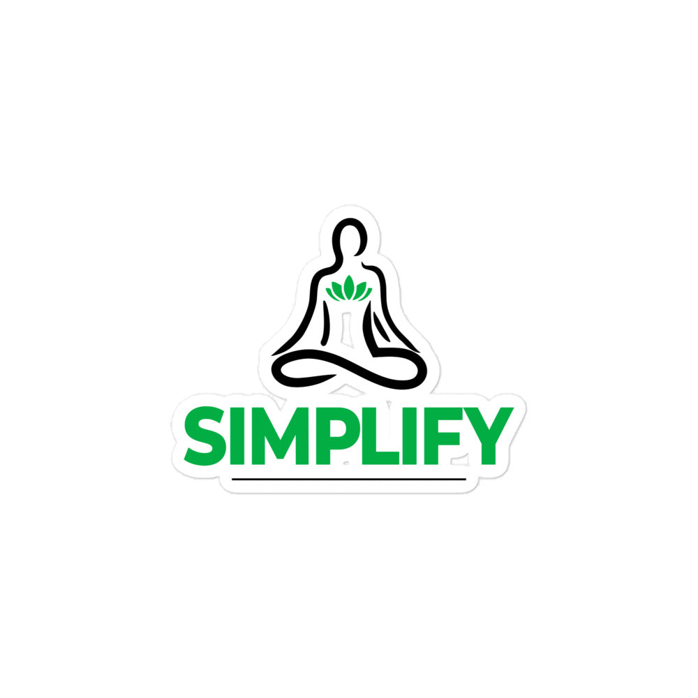 SIMPLIFY - Bubble-free stickers