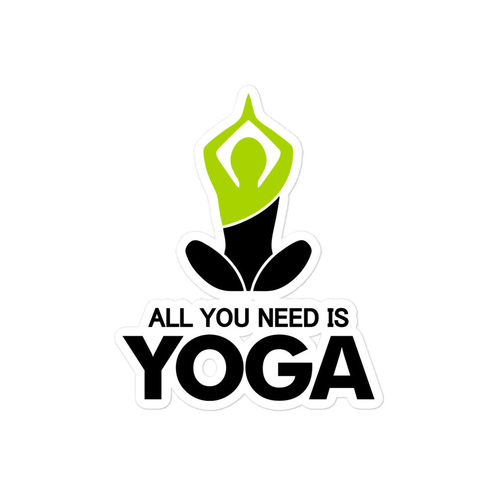 ALL YOU NEED IS YOGA - Bubble-free stickers