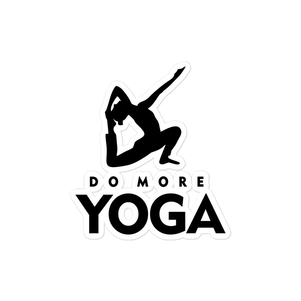 DO MORE YOGA - Bubble-free stickers