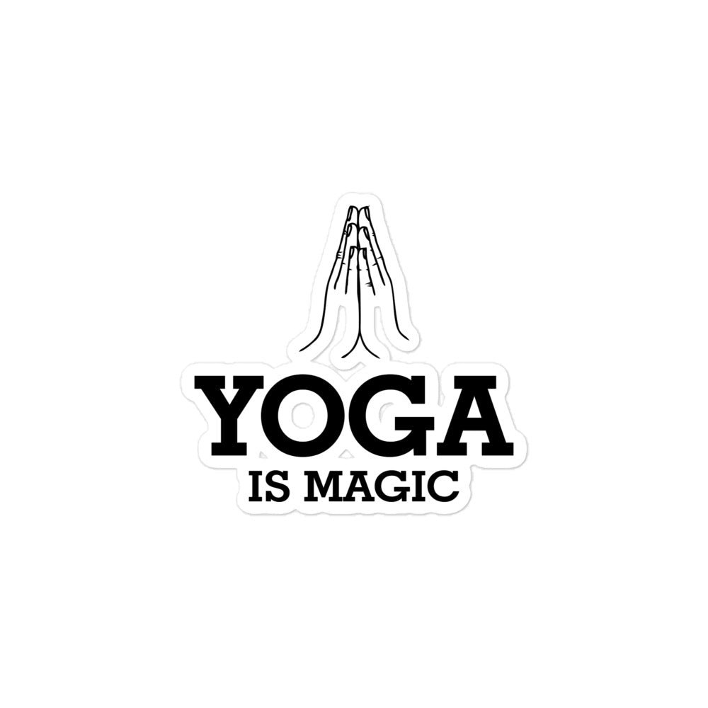 YOGA IS MAGIC - Bubble-free stickers