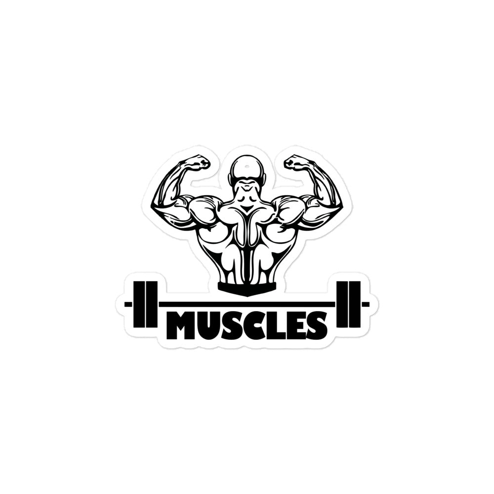 MUSCLES - Bubble-free stickers