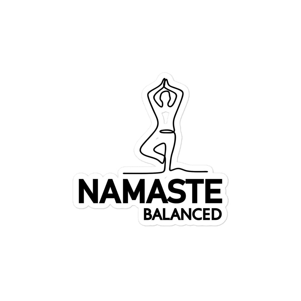 NAMASTE BALANCED - Bubble-free stickers