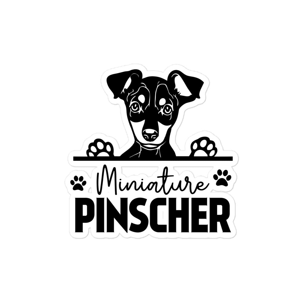 MINIATURE PINSCHER - Bubble-free stickers