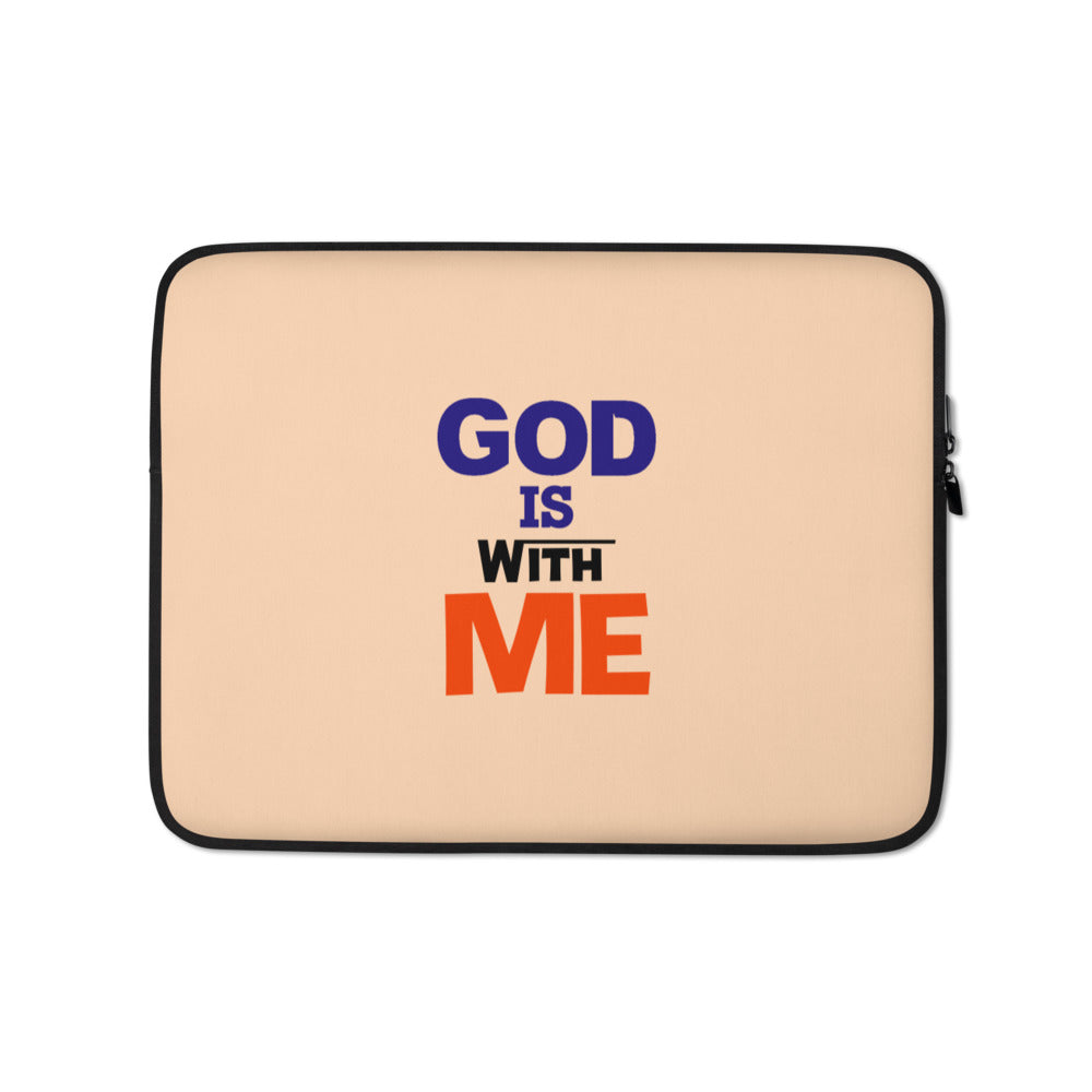 GOD IS WITH ME - Laptop Sleeve