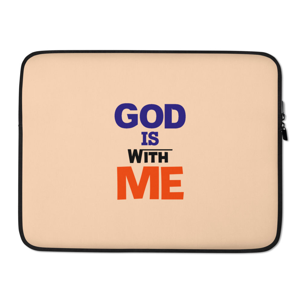 GOD IS WITH ME - Laptop Sleeve