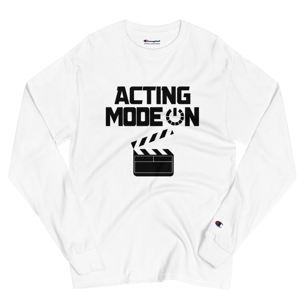 ACTING MODE ON - Men's Champion Long Sleeve Shirt