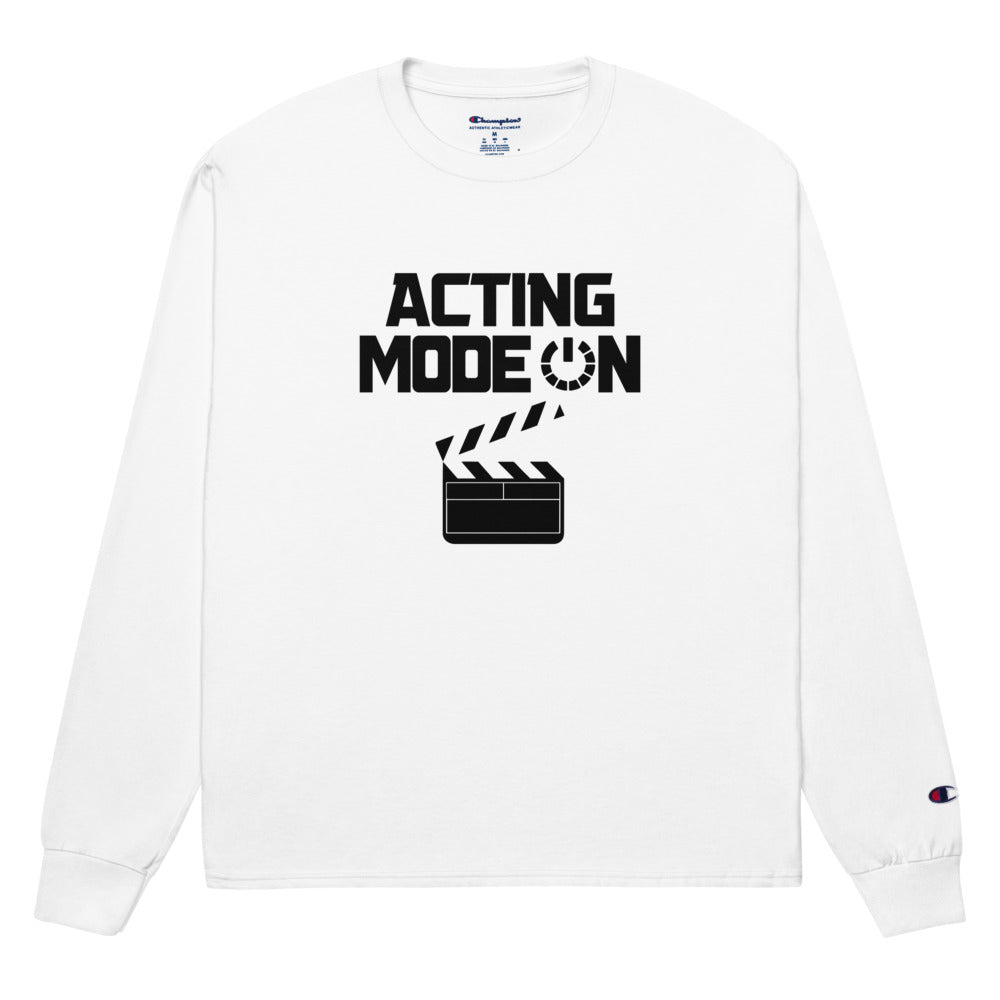 ACTING MODE ON - Men's Champion Long Sleeve Shirt