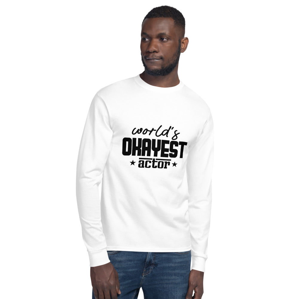 World's Okayest Actor - Men's Champion Long Sleeve Shirt