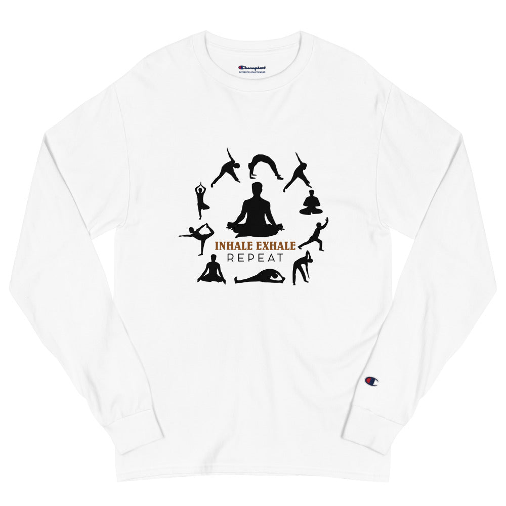 INHALE EXHALE - Men's Champion Long Sleeve Shirt