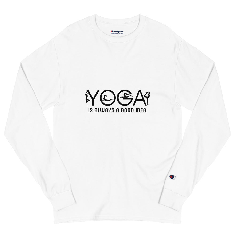 YOGA IS ALWAYS A GOOD IDEA - Men's Champion Long Sleeve Shirt