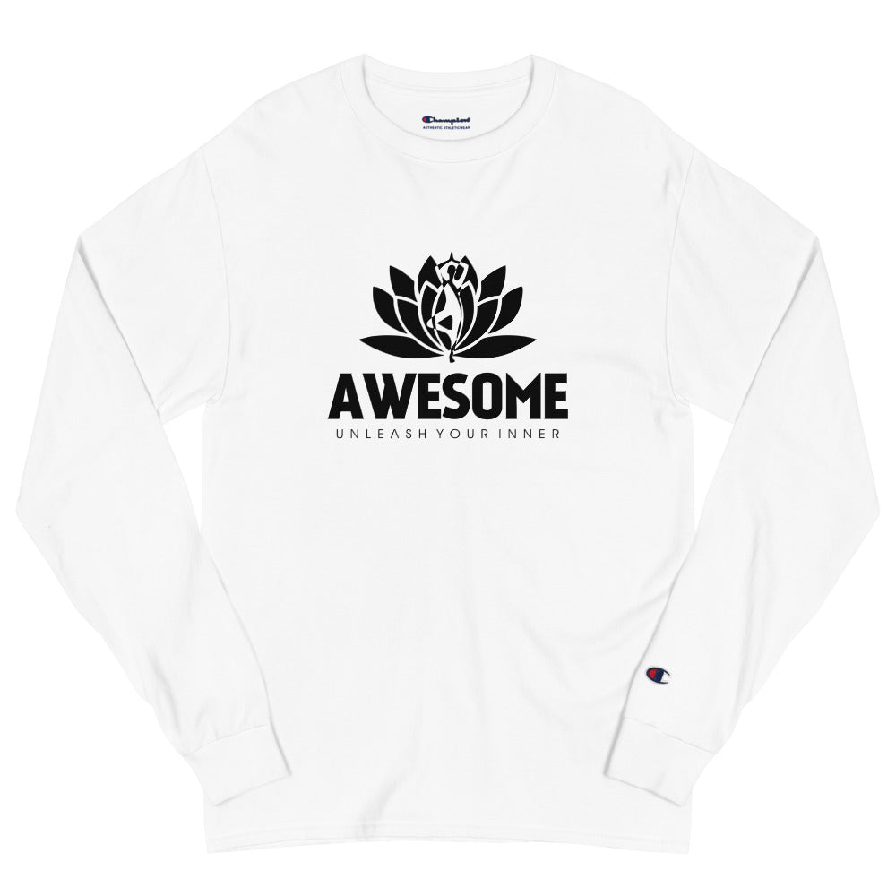 AWESOME UNLEASH YOUR INNER - Men's Champion Long Sleeve Shirt