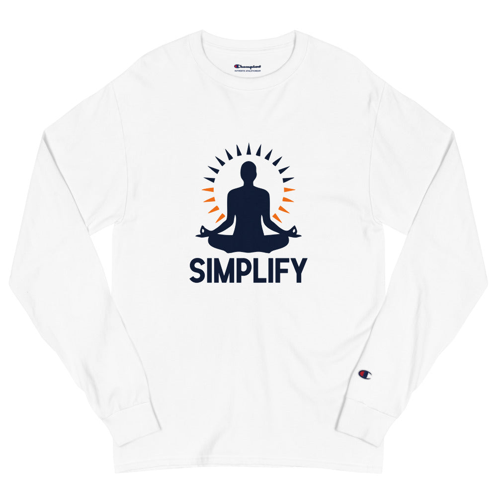 SIMPLIFY - Men's Champion Long Sleeve Shirt