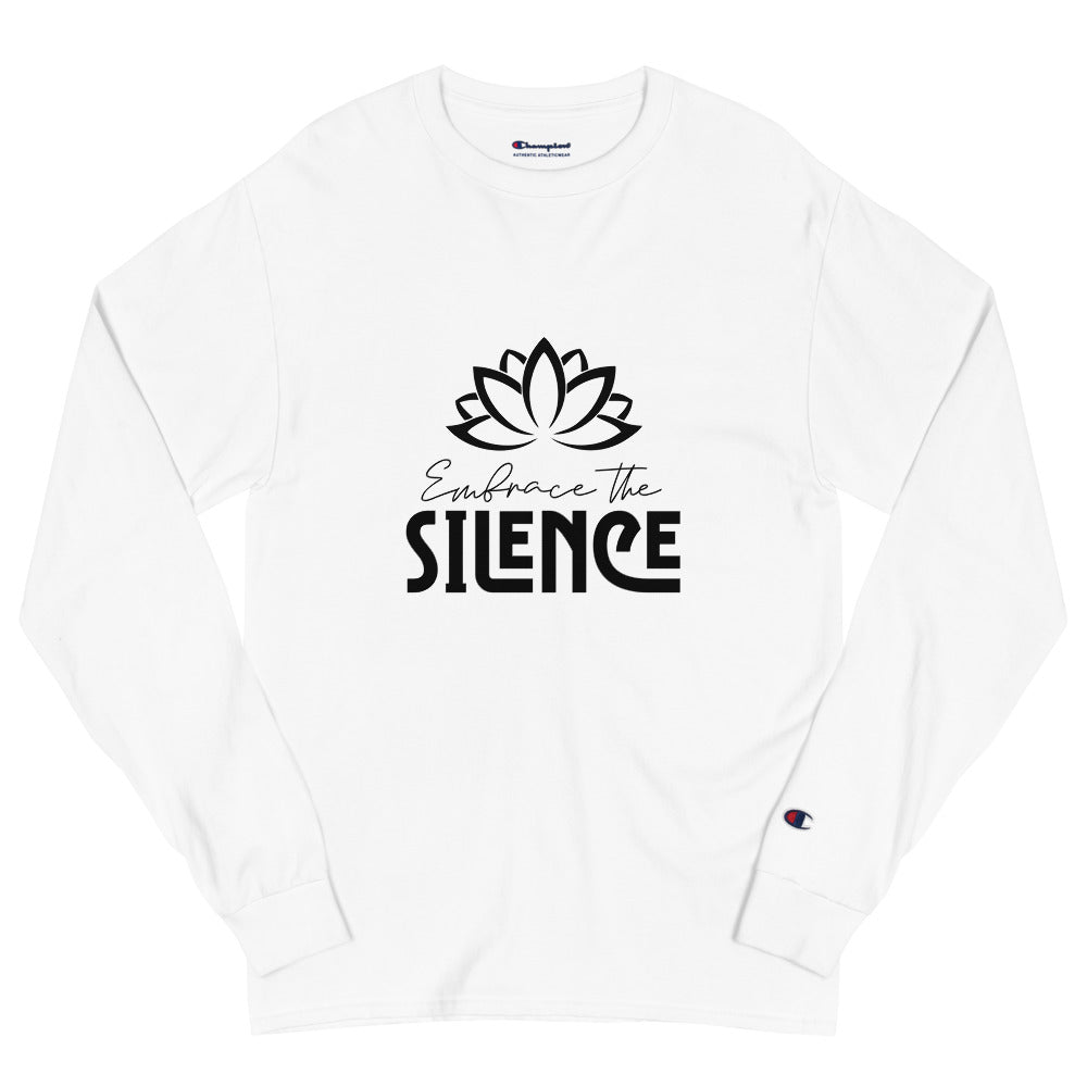 EMBRACE THE SILENCE - Men's Champion Long Sleeve Shirt
