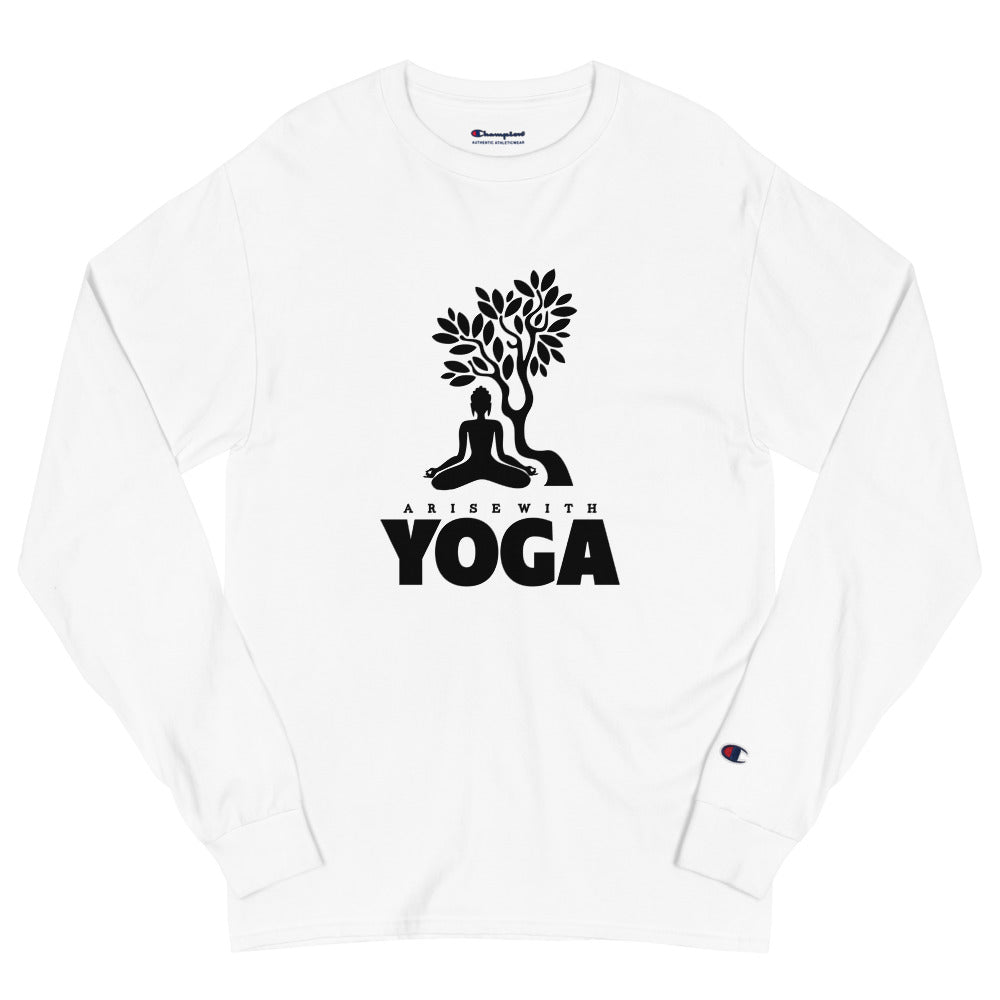 ARISE WITH YOGA - Men's Champion Long Sleeve Shirt