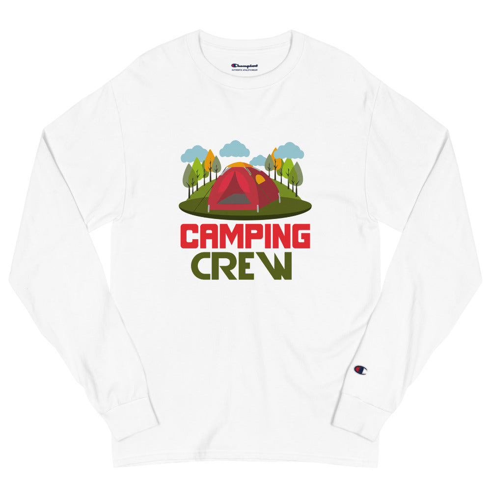 CAMPING CREW - Men's Champion Long Sleeve Shirt