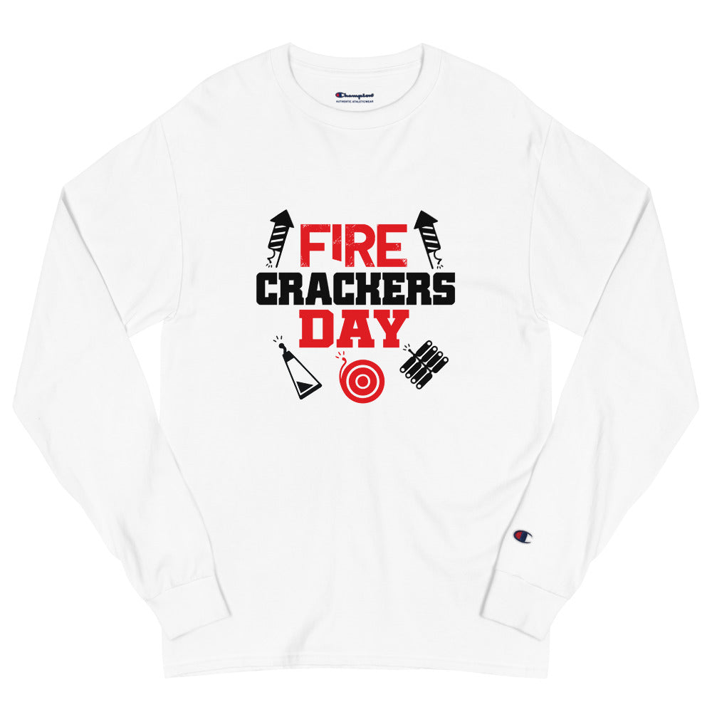 FIRE CRACKERS DAY - Men's Champion Long Sleeve Shirt