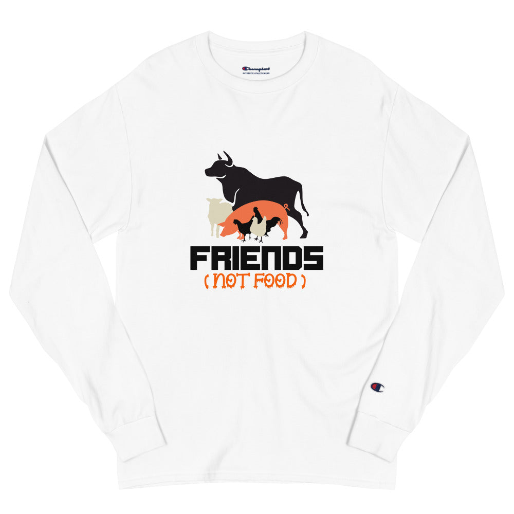 FRIENDS NOT FOOD - Men's Champion Long Sleeve Shirt