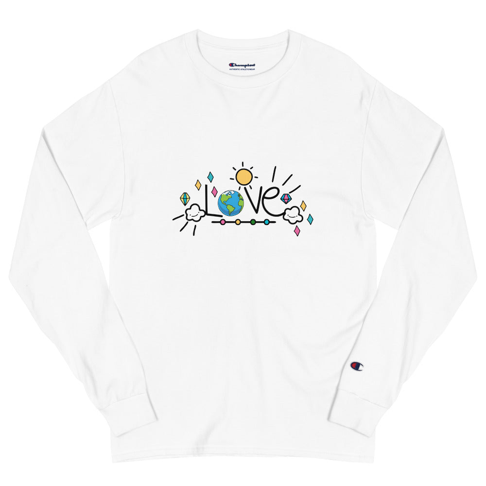 LOVE EARTH - Men's Champion Long Sleeve Shirt