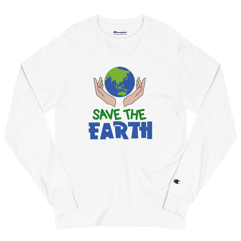 SAVE THE EARTH - Men's Champion Long Sleeve Shirt