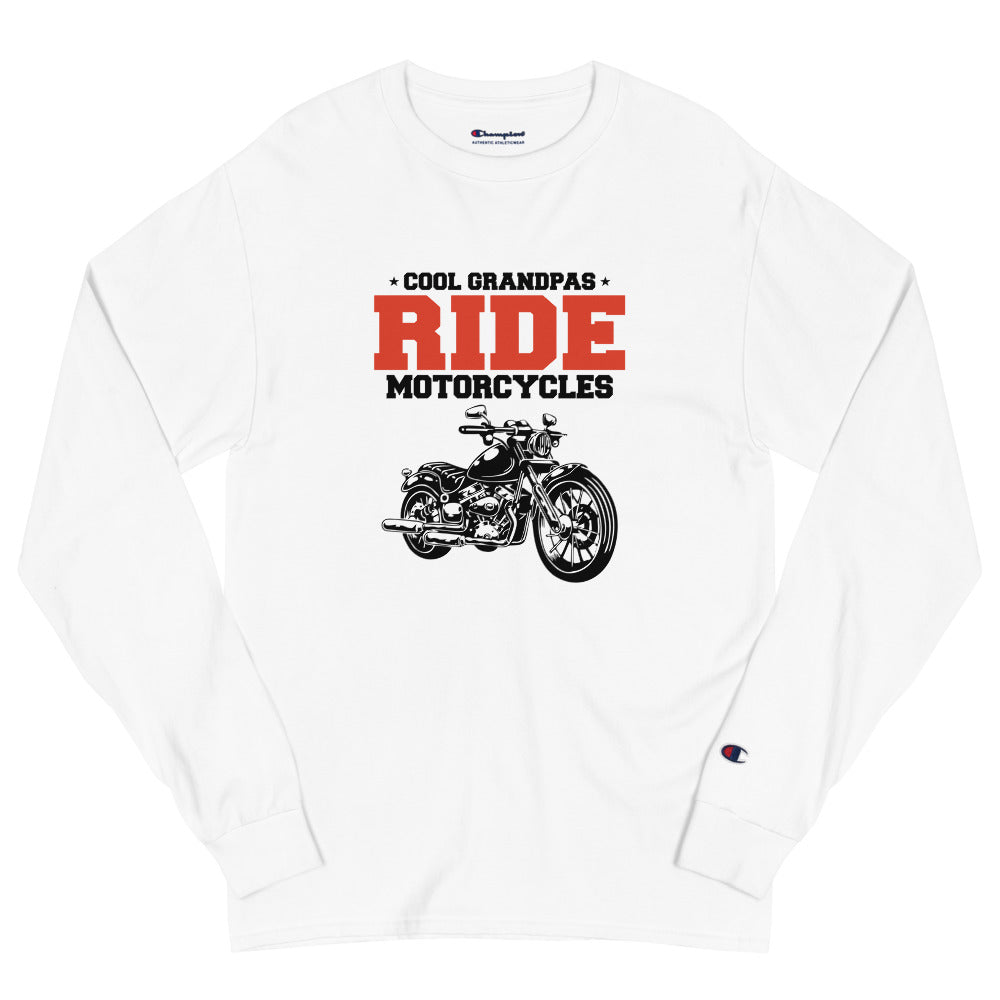 COOL GRANDPAS RIDE MOTORCYCLES - Men's Champion Long Sleeve Shirt